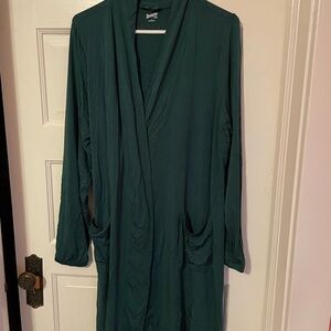 Duluth Trading Co Forest Green Cardigan